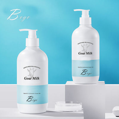 Gel de douche de lait de chèvre de soins de la peau