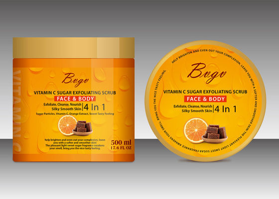 Sugar Exfoliating Body Scrub Brighten noir 17.59Fl. Extrait de papaye d'once