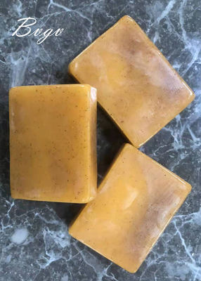 L'extrait de papaye blanchissant le visage savonnent le savon acide kojic d'allégement de peau