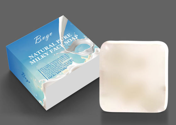 Chèvre de lait blanchissant le savon de visage nettoyant profondément le savon s'exfoliant naturel