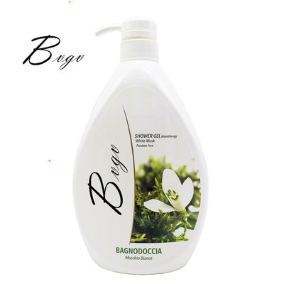 Le corps naturel de gel de douche d'huile d'arbre de thé que le lavage apaise démanger favorise la peau saine