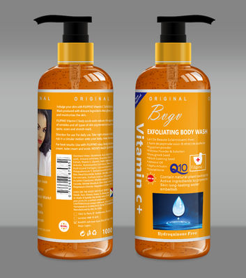 Gel rougeoyant de douche de station thermale de Rose Perfume Scented Liquid Soap pour Dull Skin