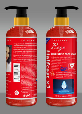 Peau naturelle de monotonie de détergent de pore de Rosemary Fragranced Exfoliating Shower Gel