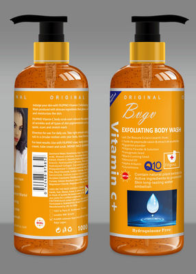 Savon liquide de corps d'obscurité de Honey Exfoliating Shower Gel Anit d'abricot
