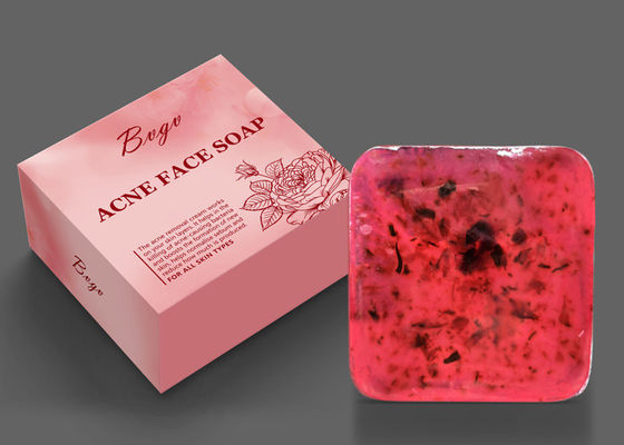 Savon de visage de glutathion d'huile essentielle de Rose Extract Face Lightening Soap