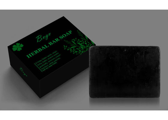 Savon de nettoyage de nettoyage de point noir de savon de pore de charbon de bois pour la peau huileuse