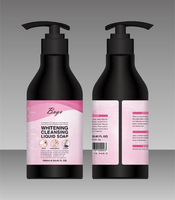 Le cadeau de soin personnel d'ensemble de gel de douche place lisser le lavage 1000g de corps de Bath de corps de savon mou